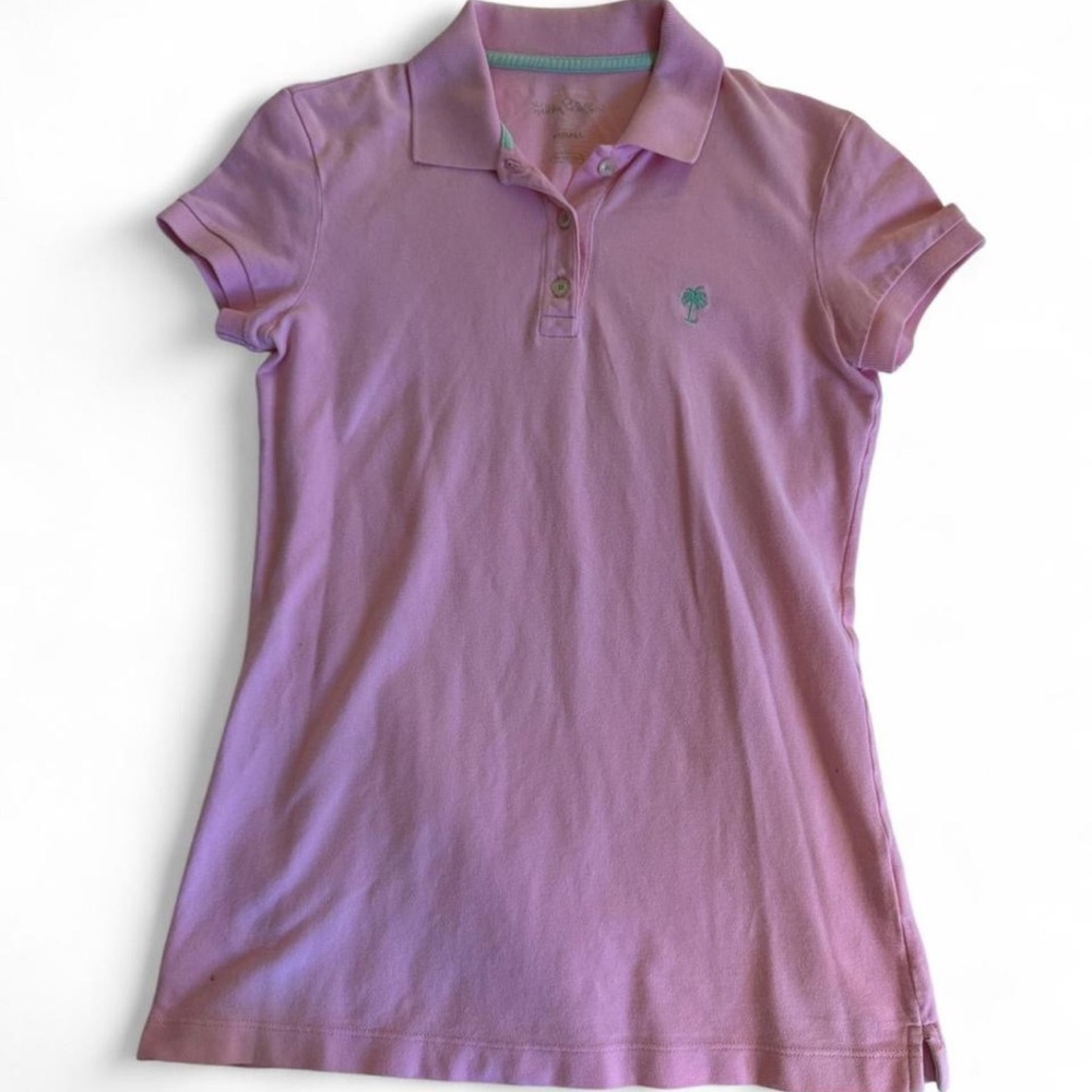 Lilly Pulitzer Pink Polo Shirt